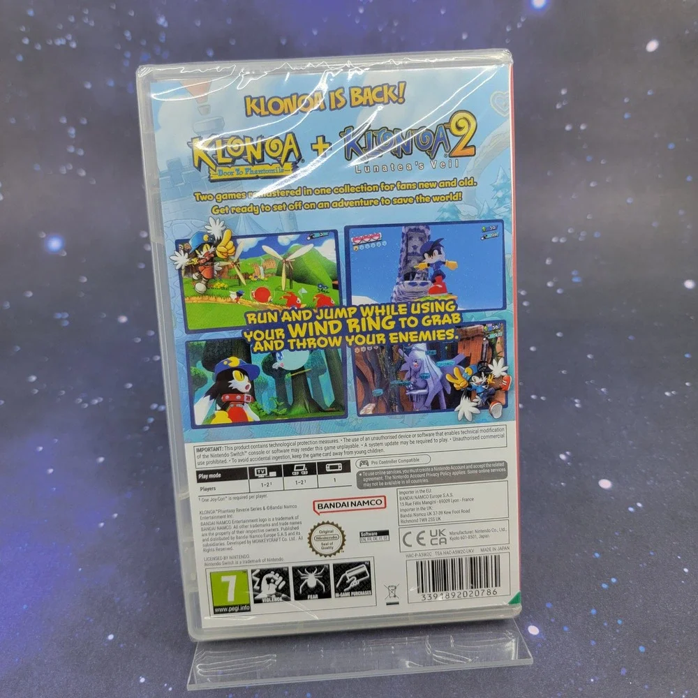 Klonoa Phantasy Reverie Series Nintendo Switch New Sealed 25th Anniversary PEGI